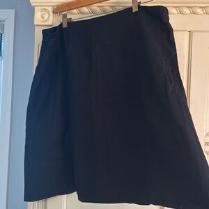 LOFT Linen Skirt, Size: 16T, Color: Black